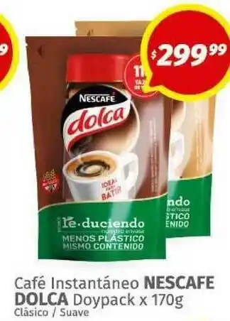 Nescafe Dolca Doypack Café Instantáneo x170g