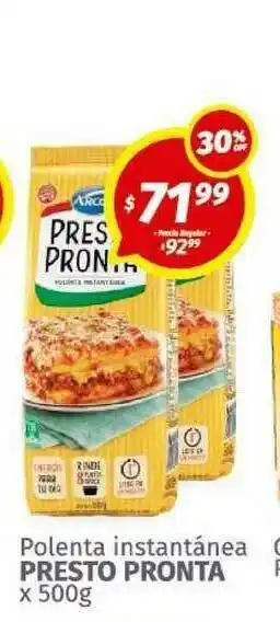 Presto Pronta Polenta Instantánea x 500g