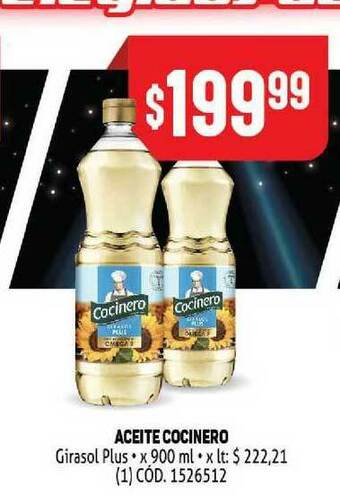 Makro Aceite Cocinero Girasol Plus x 900ml oferta