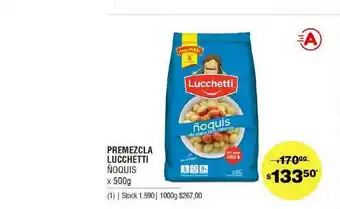 Atomo Conviene Premezcla Lucchetti ñoquis x 500g oferta