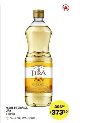 Atomo Conviene Aceite De Girasol Lira x 1500cc oferta