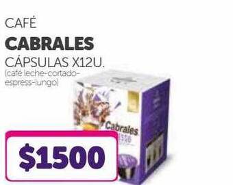 Café cabrales cápsulas
