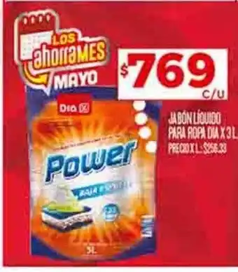 Supermercados DIA Jabón líquido para ropa dia oferta