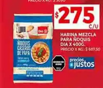 Supermercados DIA Harina mezcla para ñoquis dia oferta