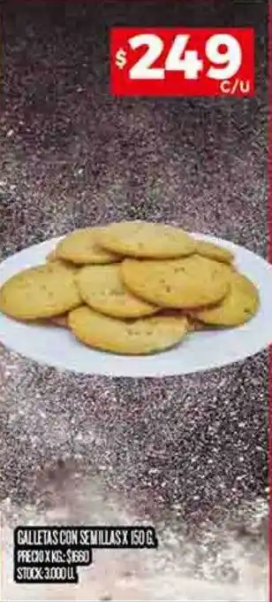 Supermercados DIA Galletas con semillas oferta