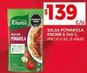 Salsa pomarola knorr