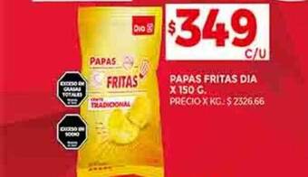 Supermercados DIA Papas fritas dia oferta