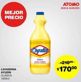 Atomo Conviene LAVANDINA AYUDÍN CLÁSICA 1000ml oferta