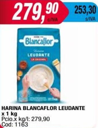 Maxiconsumo HARINA BLANCAFLOR LEUDANTE x 1 kg oferta