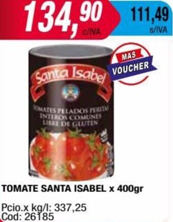 Maxiconsumo TOMATE SANTA ISABEL x 400gr oferta