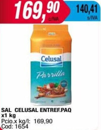Maxiconsumo SAL CELUSAL ENTREF.PAQ x1 kg oferta