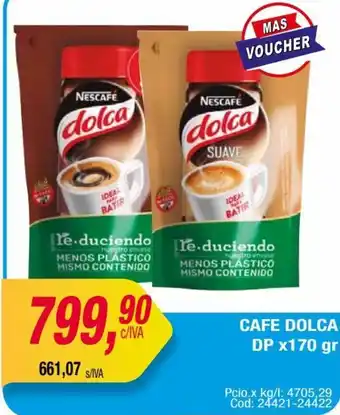 Maxiconsumo CAFE DOLCA DP x170 gr oferta