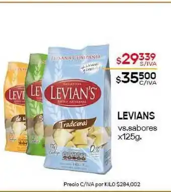 Nini Mayorista Levians vs. sabores x125g oferta