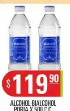 Alcohol Bialcohol Porta x 500 cc