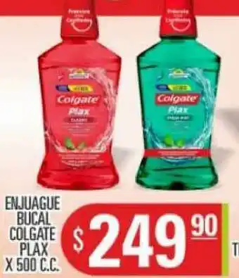 Supermercados Caracol Enjuague Bucal Colgate Plax x 500cc oferta