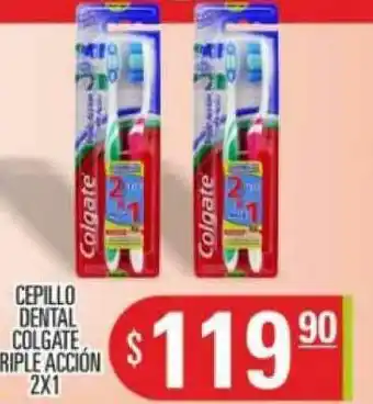 Supermercados Caracol Colgate Cepillo Dental Triple Acción 2 x 1 oferta
