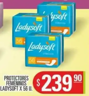 Supermercados Caracol Ladysoft Protectores Femeninos x 56 u. oferta