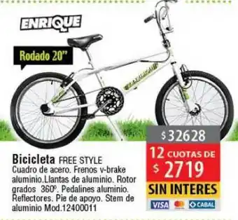 Bicicleta Free Style Mod. 12400011