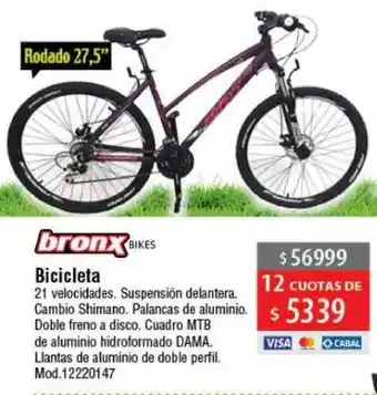 Casa Silvia Bronx Bikes Bicicleta Mod. 12220147 oferta
