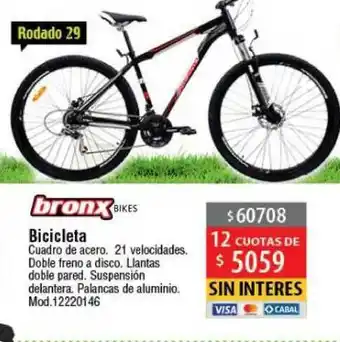 Casa Silvia Bronx Bikes Bicicleta Cuadro De Acero Mod. 12220146 oferta