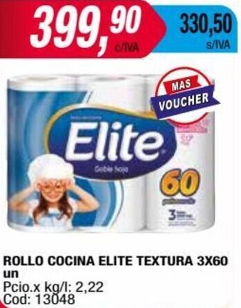 Maxiconsumo ROLLO COCINA ELITE TEXTURA 3X60 un oferta