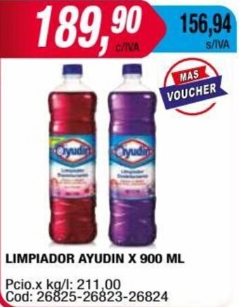 Maxiconsumo LIMPIADOR AYUDIN X 900 ML oferta