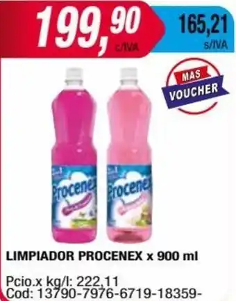 Maxiconsumo LIMPIADOR PROCENEX x 900 ml oferta