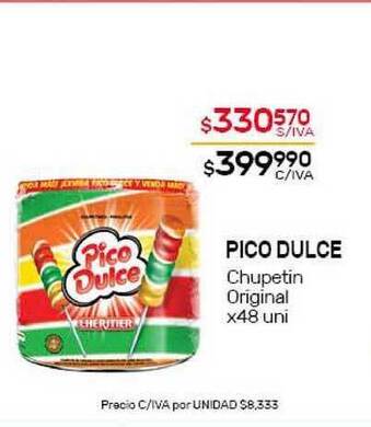 Nini Mayorista Pico Dulce Chupetin Original x48 uni oferta
