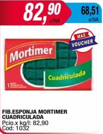 Maxiconsumo FIB.ESPONJA MORTIMER CUADRICULADA oferta