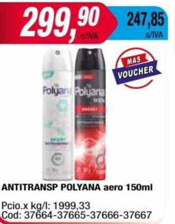 Maxiconsumo ANTITRANSP POLYANA aero 150ml oferta