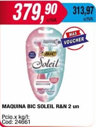 Maxiconsumo MAQUINA BIC SOLEIL R&N 2 un oferta