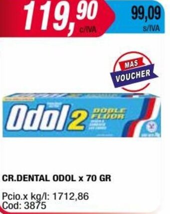 Maxiconsumo CR.DENTAL ODOL x 70 GR oferta