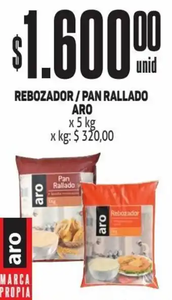 Makro REBOZADOR/PAN RALLADO ARO x 5 kg oferta
