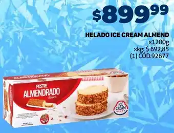 Makro HELADO ICE CREAM ALMEND x1200g oferta