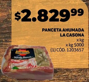 Makro PANCETA AHUMADA LA CASONA oferta