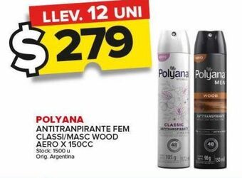 Carrefour Maxi Antitranspirante polyana fem class/ masc wood aero x150cc oferta