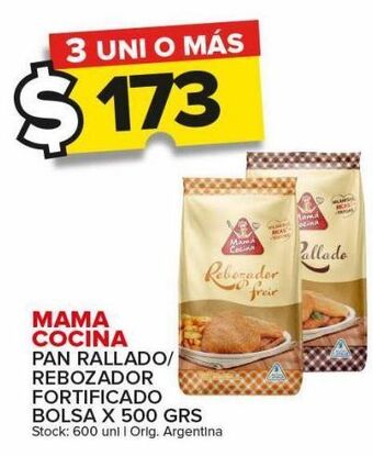 Carrefour Maxi Pan rallado mama cocina rebozador fortificado x 500g oferta