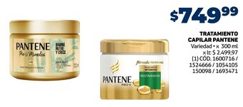 Makro TRATAMIENTO CAPILAR PANTENE Variedad x 300 ml oferta