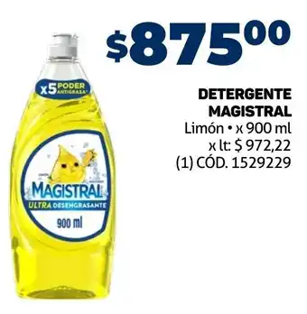 Makro DETERGENTE MAGISTRAL Limón • x 900 ml oferta