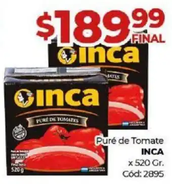 Diarco Puré de Tomate INCA 520gr oferta