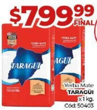 Diarco Yerba Mate TARAGÜI x1 kg oferta