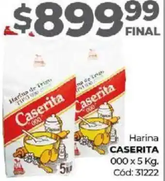 Diarco Harina CASERITA 000 x 5 Kg oferta