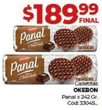 Diarco Galletitas OKEBON 10 Semillas x 231 Gr oferta