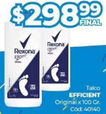 Diarco Talco EFFICIENT Original x 100 Gr oferta