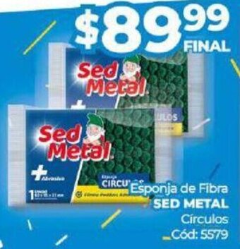 Diarco Esponja de Fibra SED METAL oferta