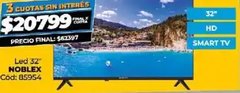 Diarco SMART TV HD Led 32" NOBLEX oferta