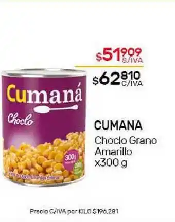 Nini Mayorista Cumana Choclo Grano Amarillo x300g oferta