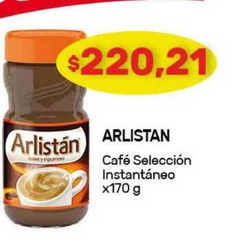 Nini Mayorista Arlistan Café Selección Instantáneo x170g oferta
