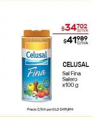Nini Mayorista Celusal Sal Fina Salero x100g oferta