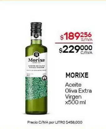 Nini Mayorista Morixe Aceite Oliva Extra Virgen x500ml oferta